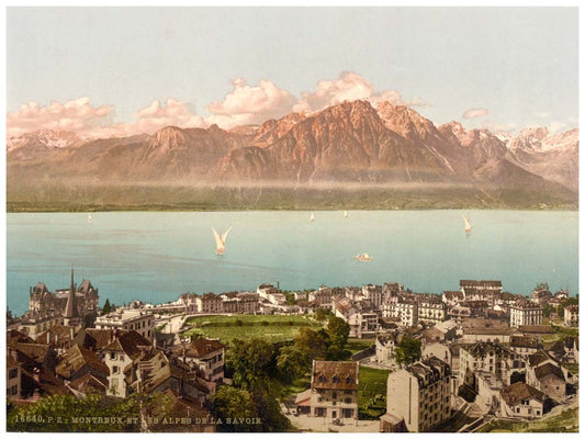 Montreux, Savoy Mountains, Geneva Lake, Switzerland 0400-4683