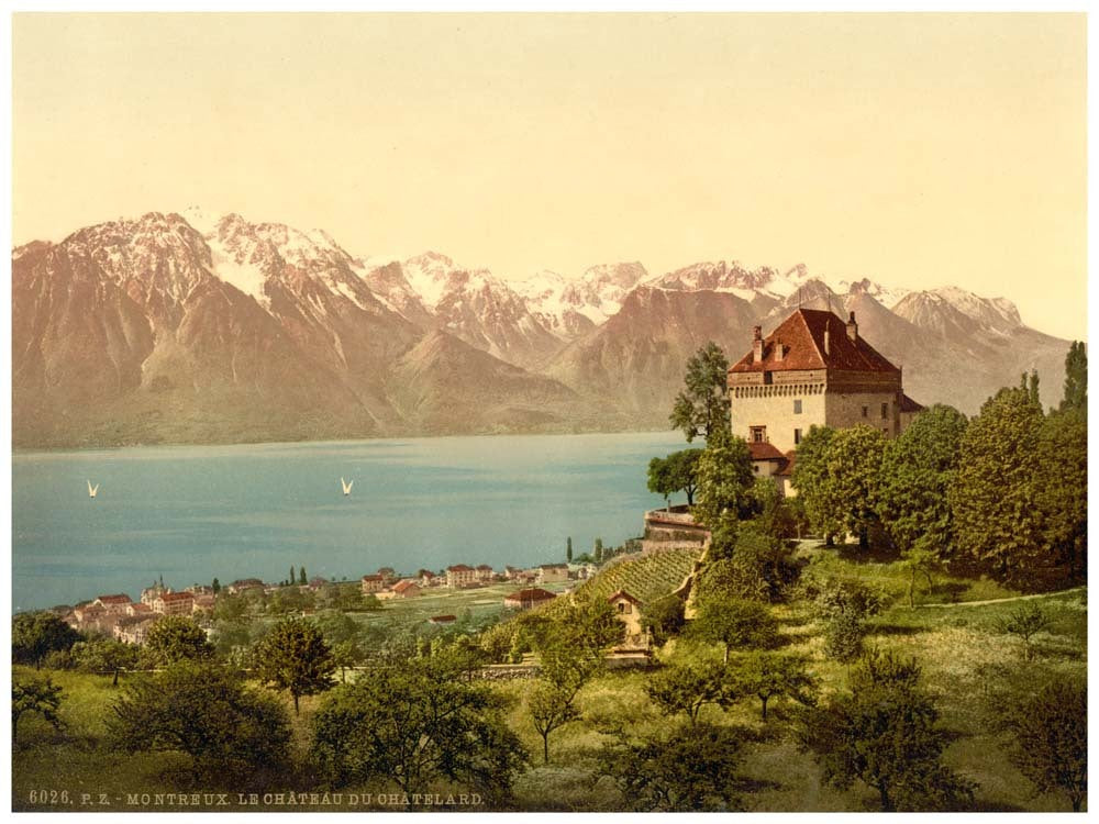 Montreux, Chatelard Castle, Geneva Lake, Switzerland 0400-4684