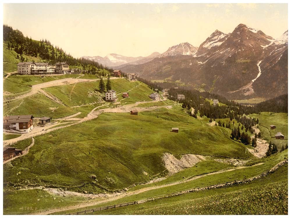 Arosa, general view, Grisons, Switzerland 0400-4707