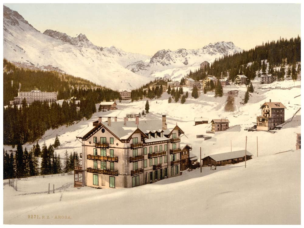 Arosa, in winter, Grisons, Switzerland 0400-4709