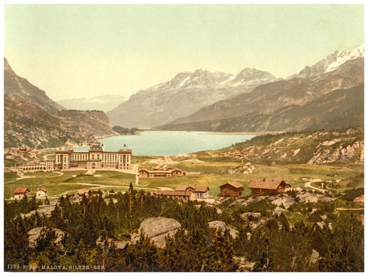 Engadine, Maloja, Lake of Sils, Grisons, Switzerland 0400-4713