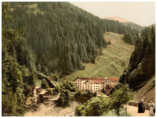 Pratigau, the Baths of Fideris, Grisons, Switzerland 0400-4723