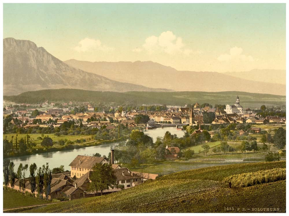 From Buchrain, general view, Solothurn, Switzerland 0400-4746