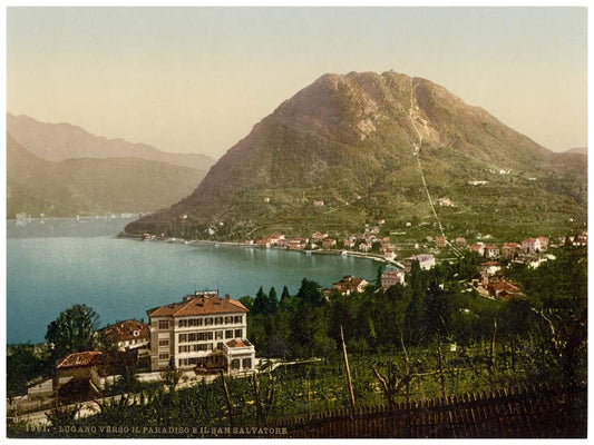 San Salvatore and Paradiso, Tessin, Switzerland 0400-4781