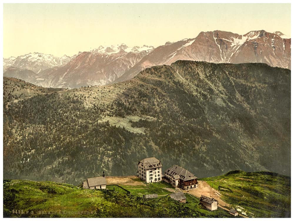 Belalp and Riederfurka, Valais, Alps of, Switzerland 0400-4795