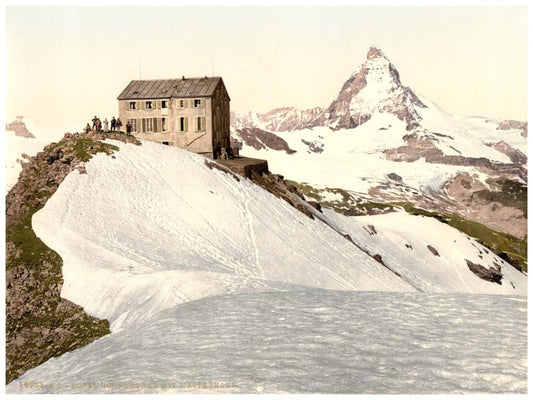 Gornergrat Railway and Matterhorn, Valais, Alps of, Switzerland 0400-4811