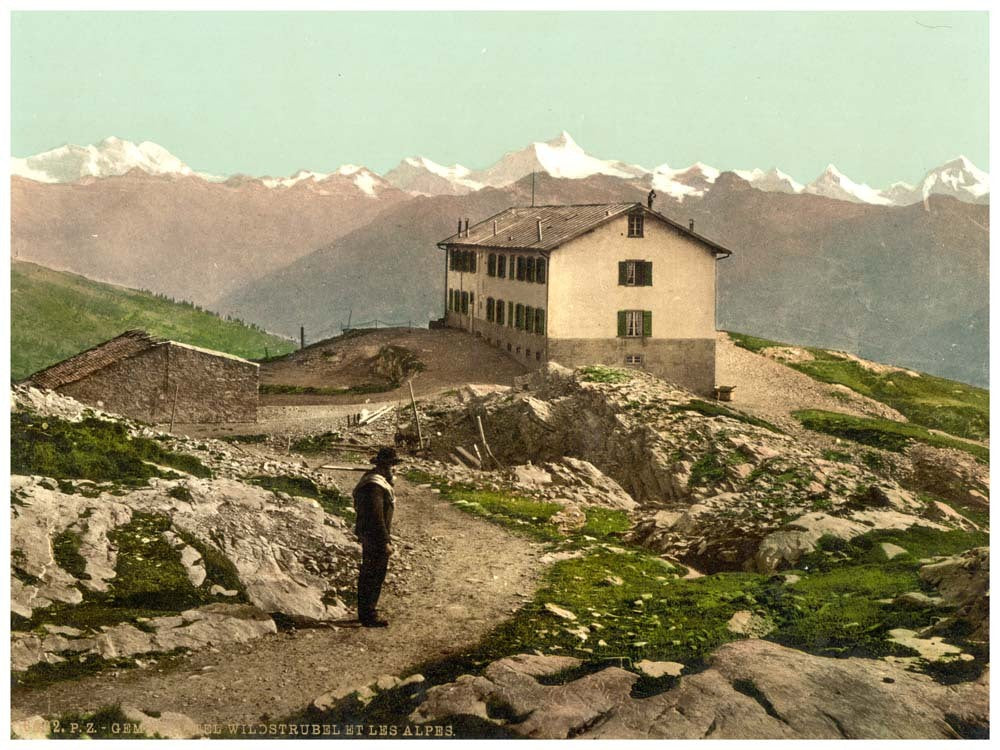 Passhohe, Hotel Wildstrubel and the Alps, Bernese Oberland, Switzerland 0400-4819