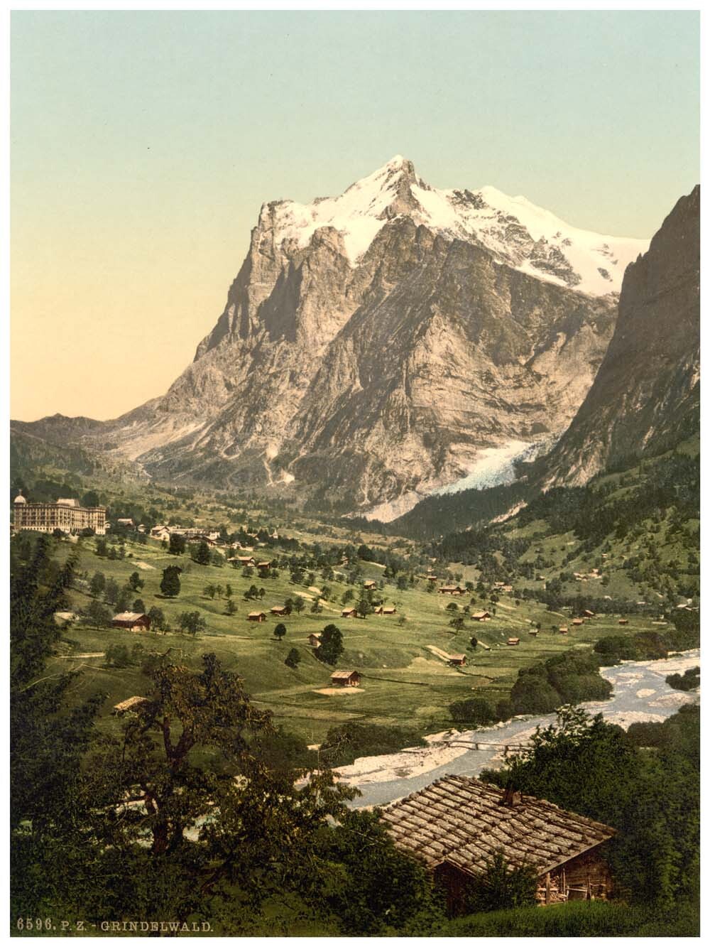 Grindelwald, general view, Bernese Oberland, Switzerland 0400-4828