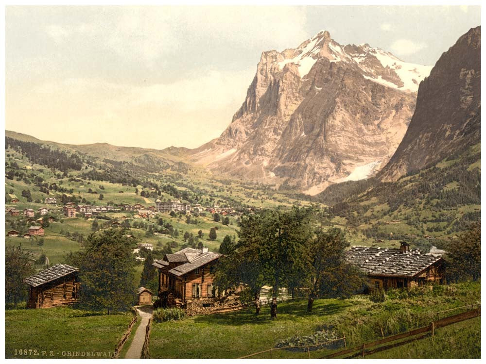 Grindelwald, general view, Bernese Oberland, Switzerland 0400-4829