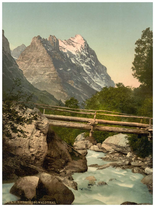 Grindelwald, with Eiger, Bernese Oberland, Switzerland 0400-4830