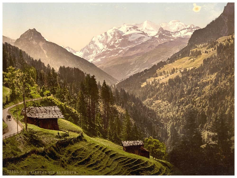 Kienthal and Alpine hut, Bernese Oberland, Switzerland 0400-4875