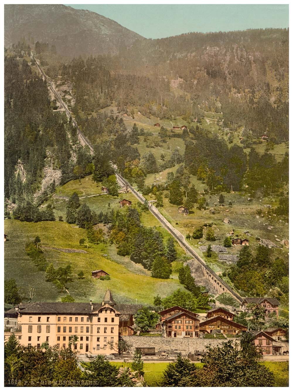 Lauterbrunnen Valley and Murren Railway, Bernese Oberland, Switzerland 0400-4884