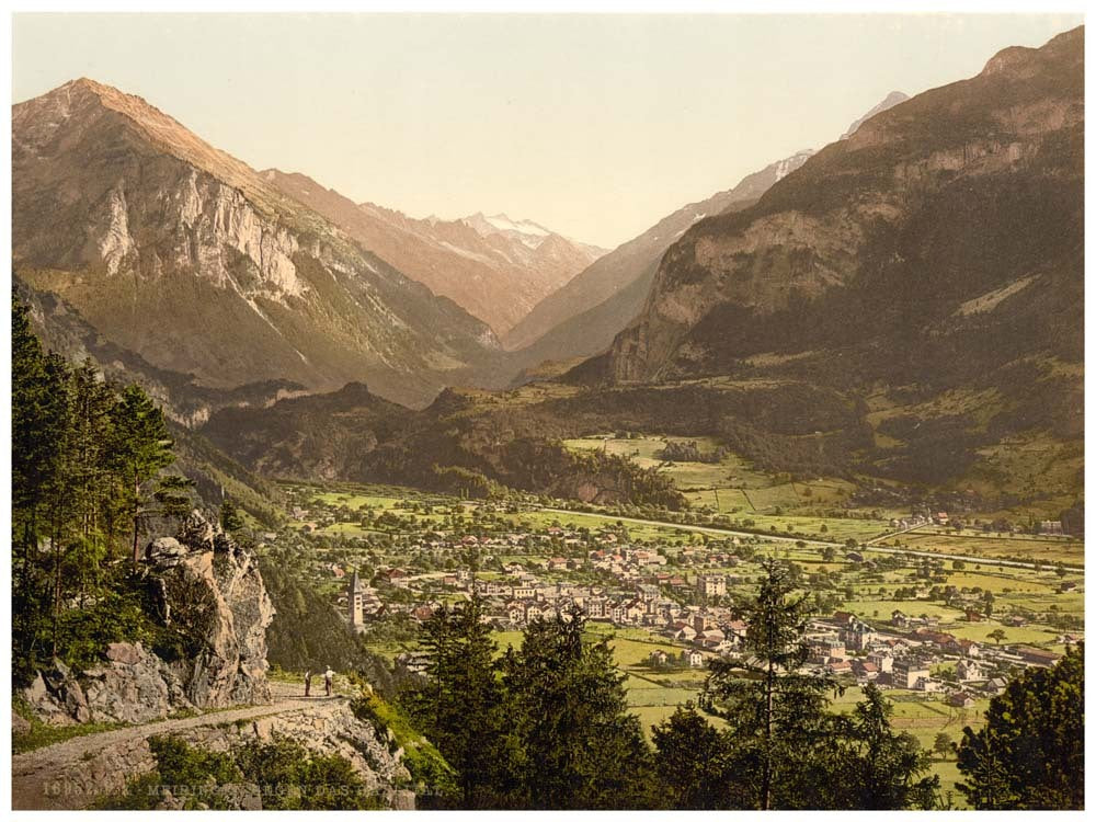 Meirngen, looking towards the Haslital, Bernese Oberland, Switzerland 0400-4893