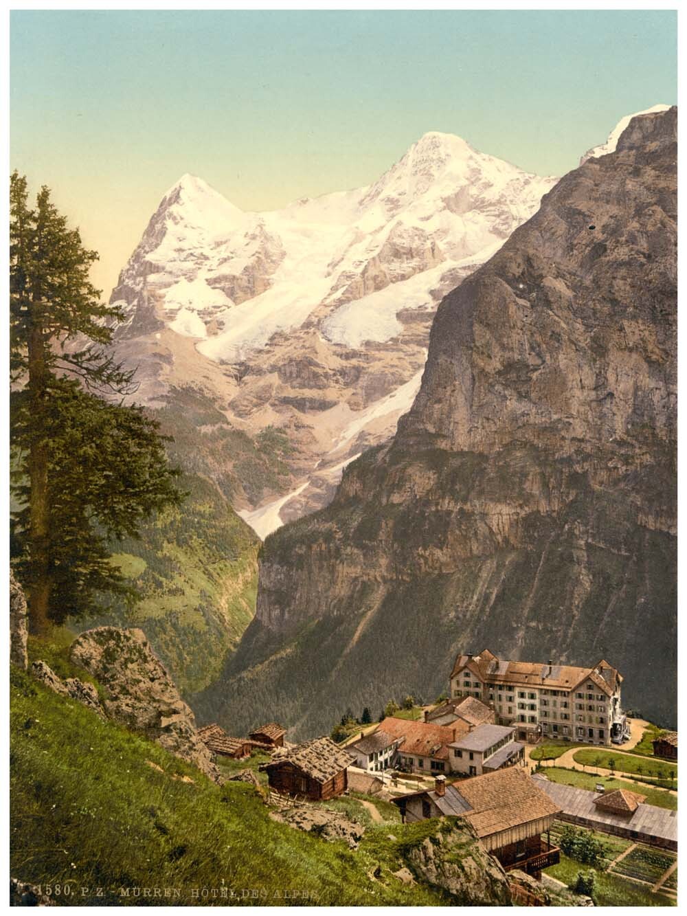 Murren, Hotel des Alps, Bernese Oberland, Switzerland 0400-4899