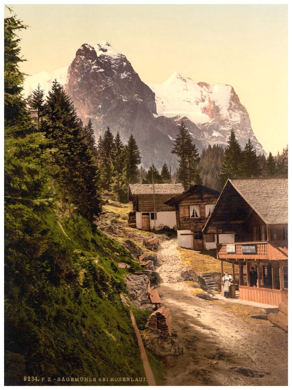 Rosenlaui, with sawmill, Bernese Oberland, Switzerland 0400-4909