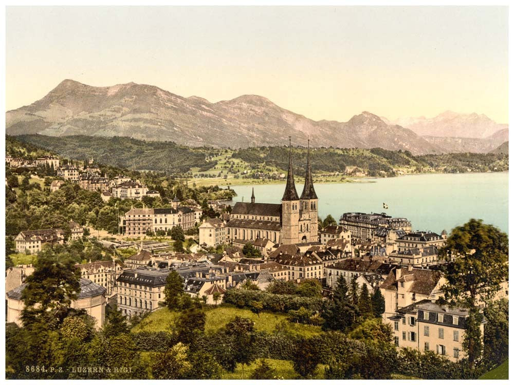 Rigi, seen from the Gutsch, Lucerne, Switzerland 0400-4973