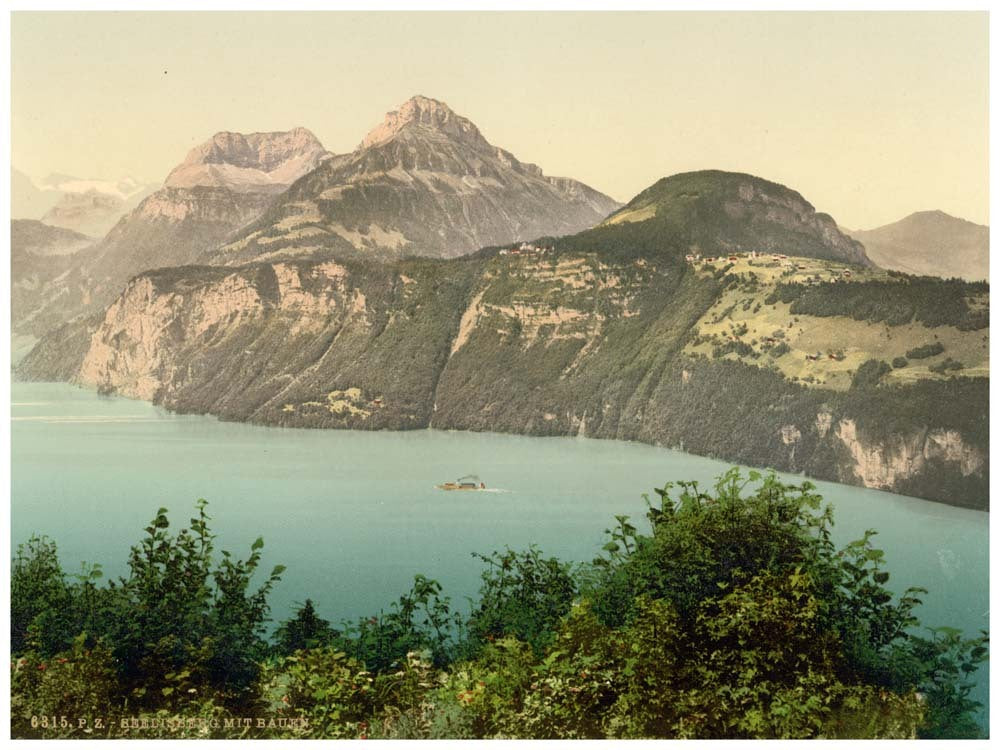 Seelisberg and Bauen, Lake Lucerne, Switzerland 0400-5032