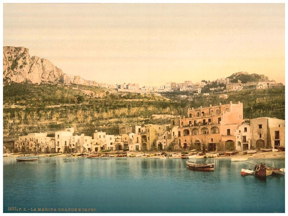 The town, Capri Island, Italy 0400-5357