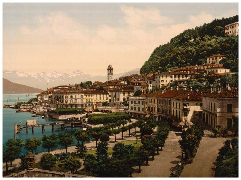 Bellagio, general view, Lake Como, Italy 0400-5363