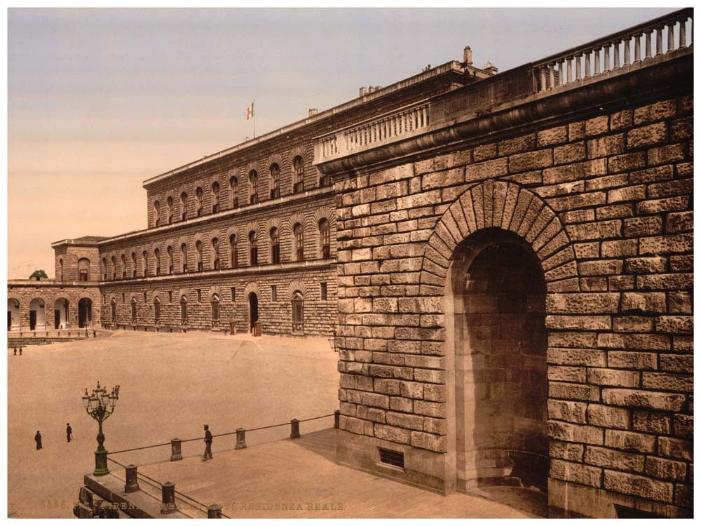 Pitti Palace, royal residence, Florence, Italy 0400-5378