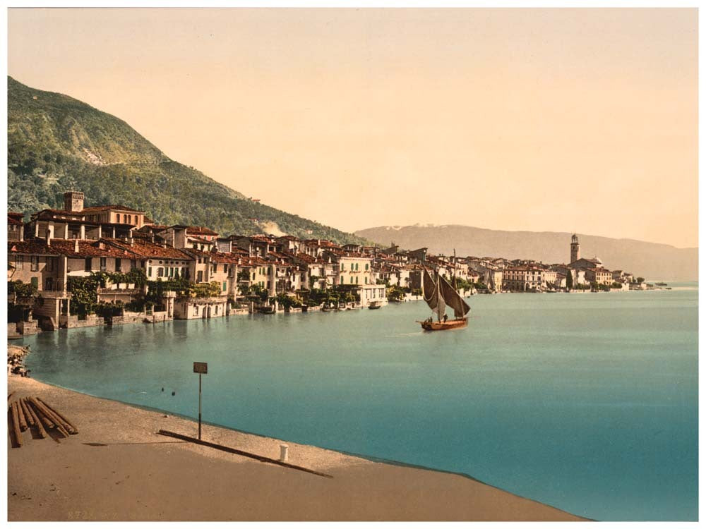 General view, Salo, Lake Garda, Italy 0400-5416