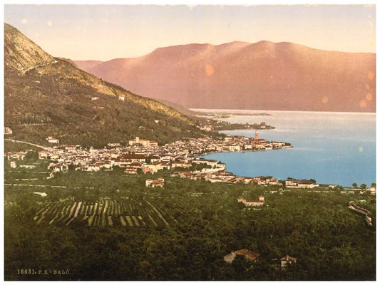 General view, Salo, Lake Garda, Italy 0400-5417