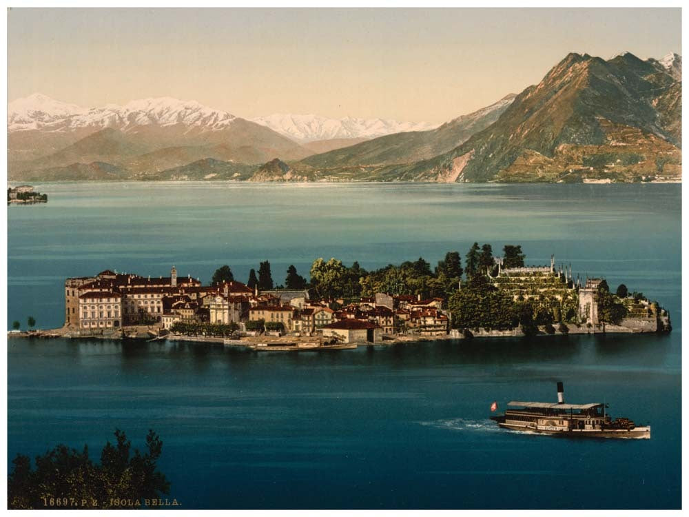 Isola Bella, general view, Lake Maggiore, Italy 0400-5455