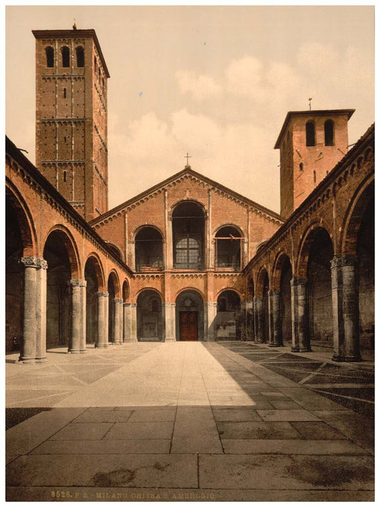 Sant' Ambrogio Church, Milan, Italy 0400-5468