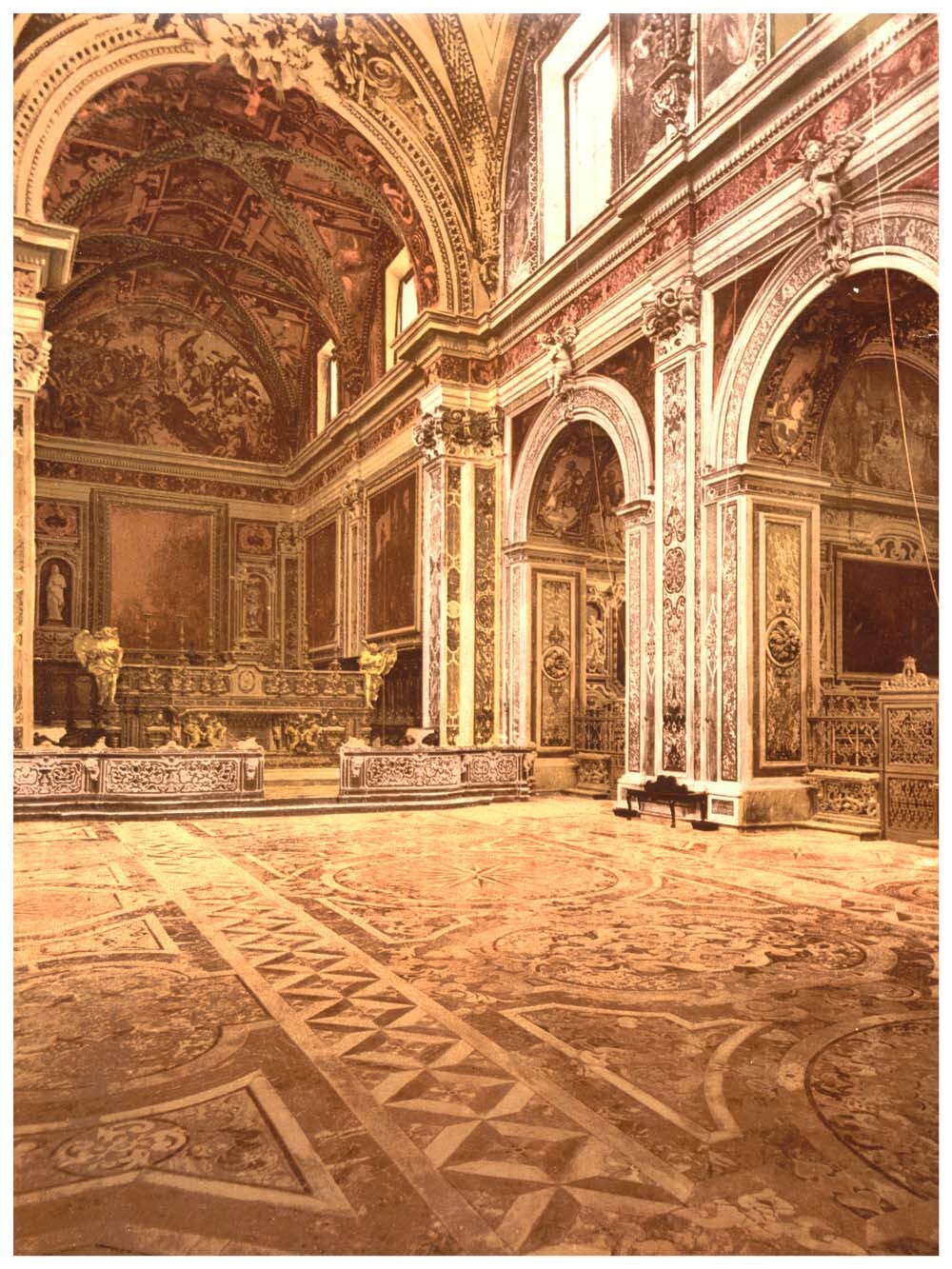 Church of San Martino, interior, Naples, Italy 0400-5478