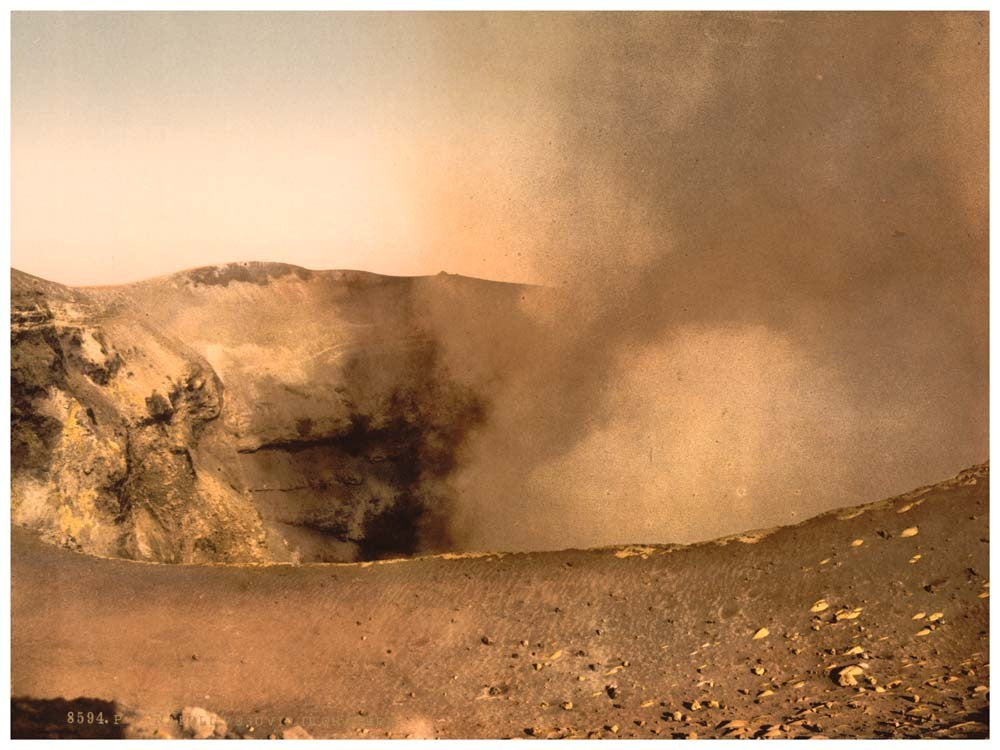 Mount Vesuvius, the crater, Naples, Italy 0400-5484