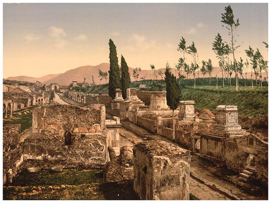 Street of the Tombs, Pompeii, Italy 0400-5497