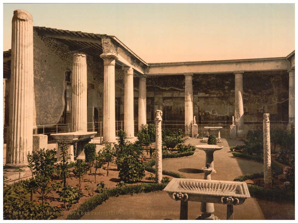 Peristyle of the House of Vetti, Pompeii, Italy 0400-5499