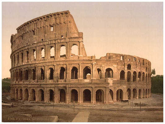 Exterior of the Coliseum, Rome, Italy 0400-5514