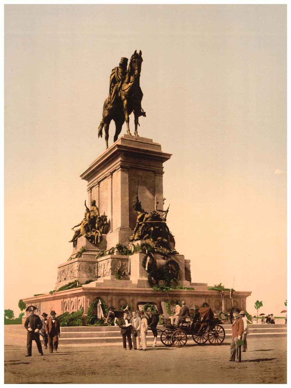 Garibaldi's Monument, Rome, Italy 0400-5523