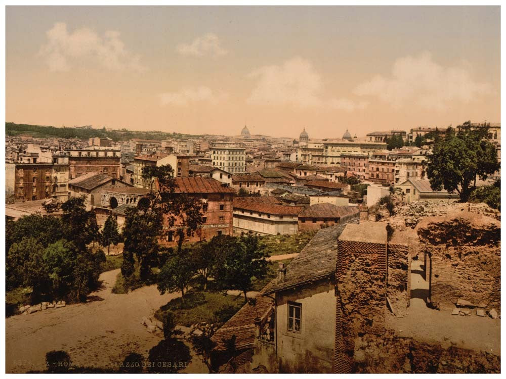 View from the Palace of the Caesars, Rome, Italy 0400-5528