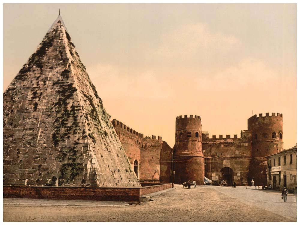 St. Paul's Gate, Rome, Italy 0400-5530