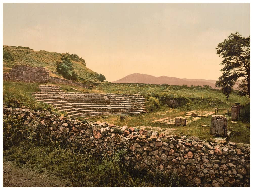 Amphitheatre of Tusculum, Rome, Italy 0400-5533