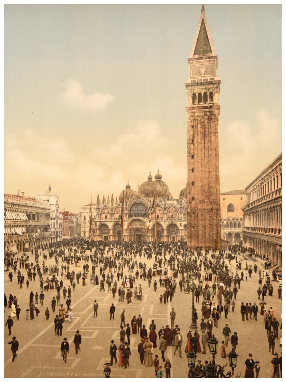 Concert in St. Mark's Place, Venice, Italy 0400-5567